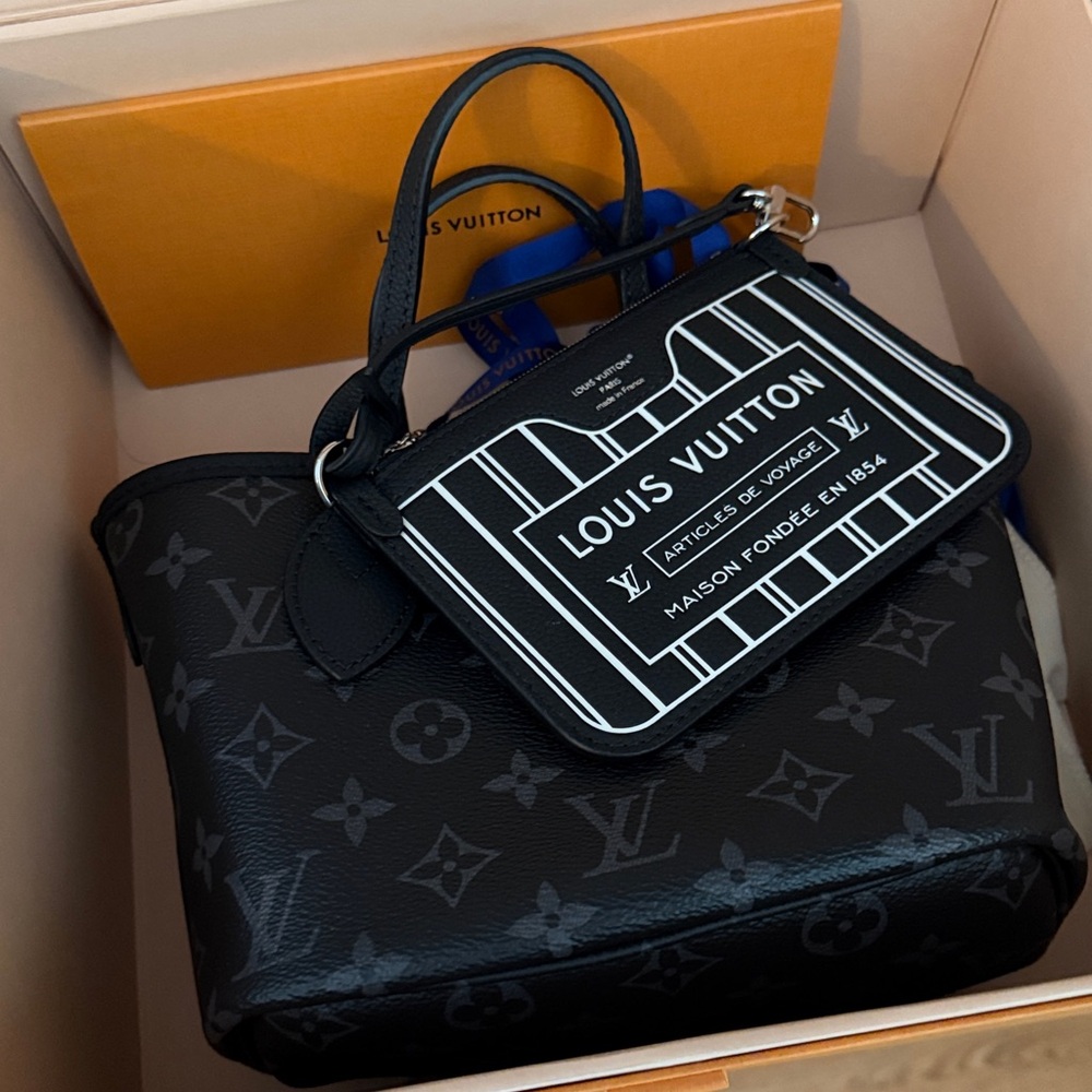 LOUIS VUITTON NEVERFULL BANDOLIÈRE INSIDE OUT BB - Picture 8 of 15